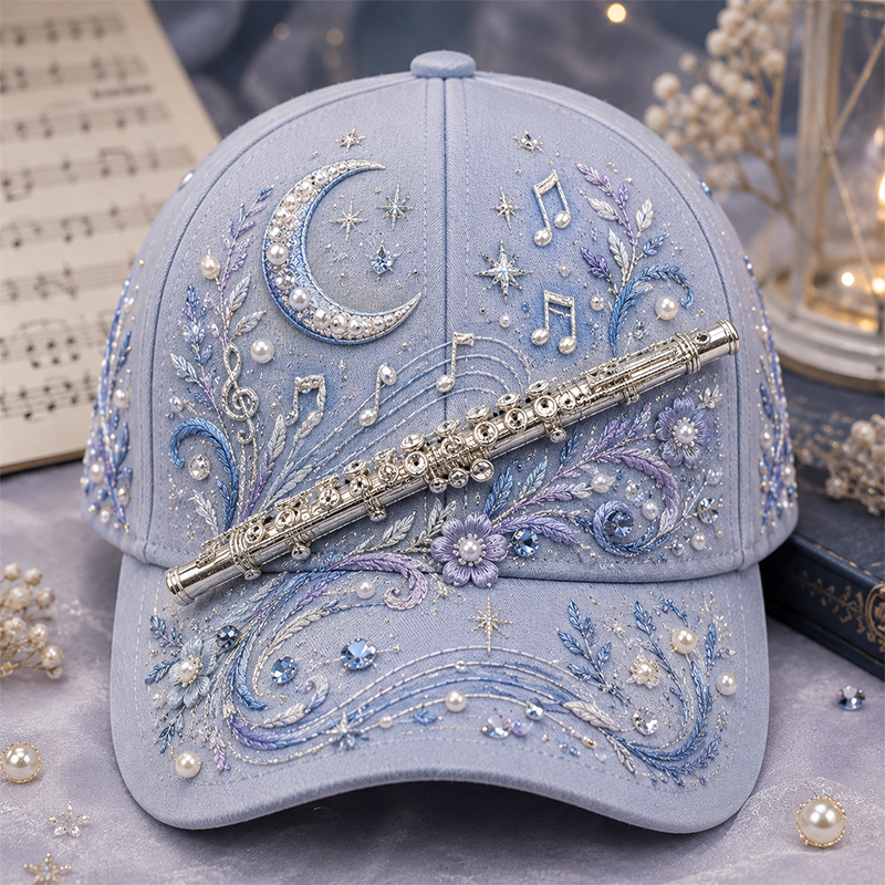 🔥 Last Day 50% OFF – 🎵✨ 3D Musical Instrument Embroidery Cap (📦Buy 2 Free Shipping)