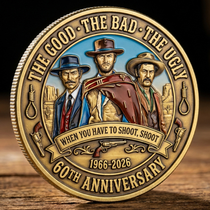 The Legendary Three Gunslingers 60th Anniversary Coin