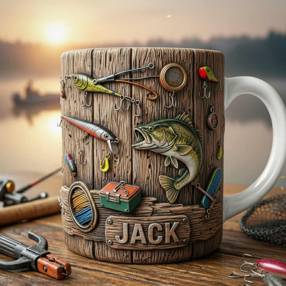 Personalized Gifts For Fishing Lovers Coffee Mug