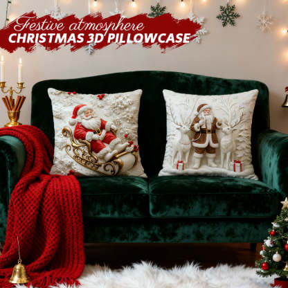 🎄Christmas 3D Printed Pillowcase✨