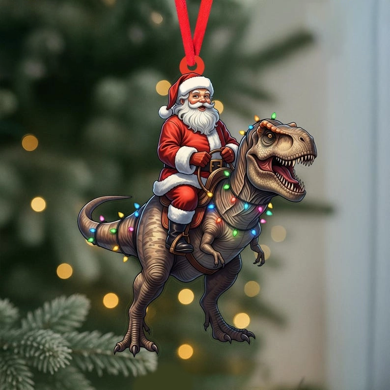 Christmas Dinosaurs Ornament Collection