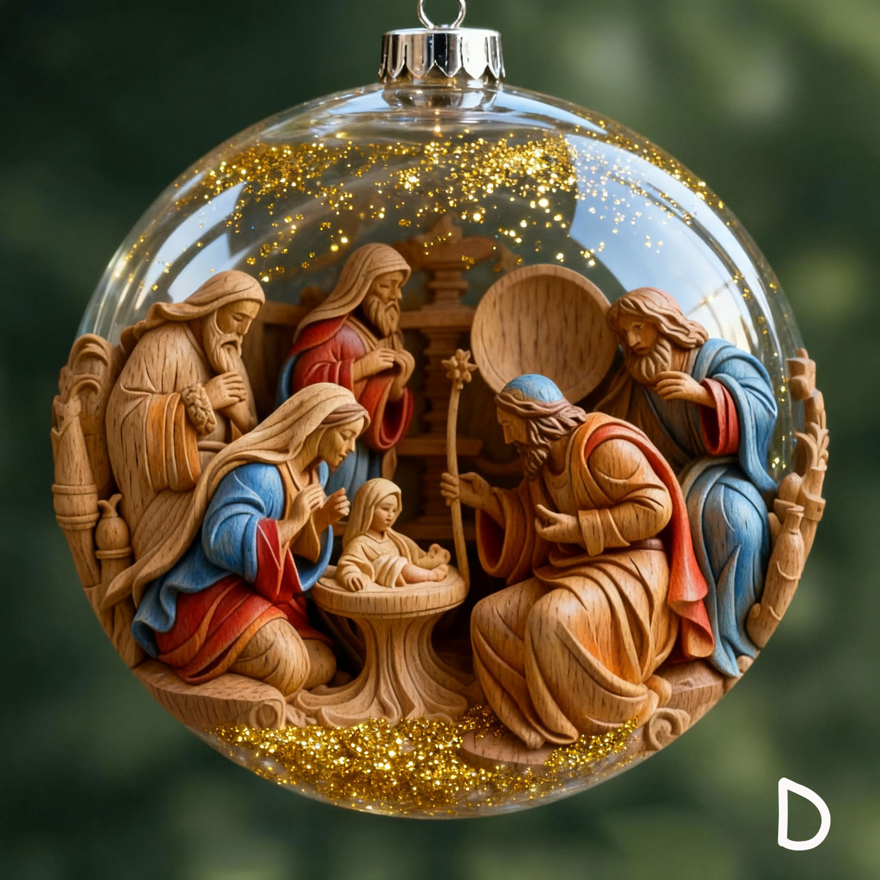 Nativity Christmas Ornament Set
