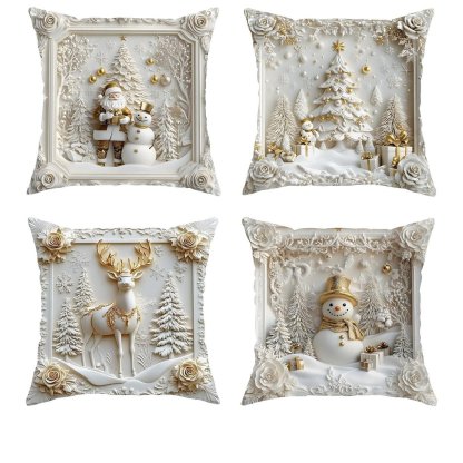 🎄Christmas Sale 49% OFF🎁Christmas Themed Cushion Cover