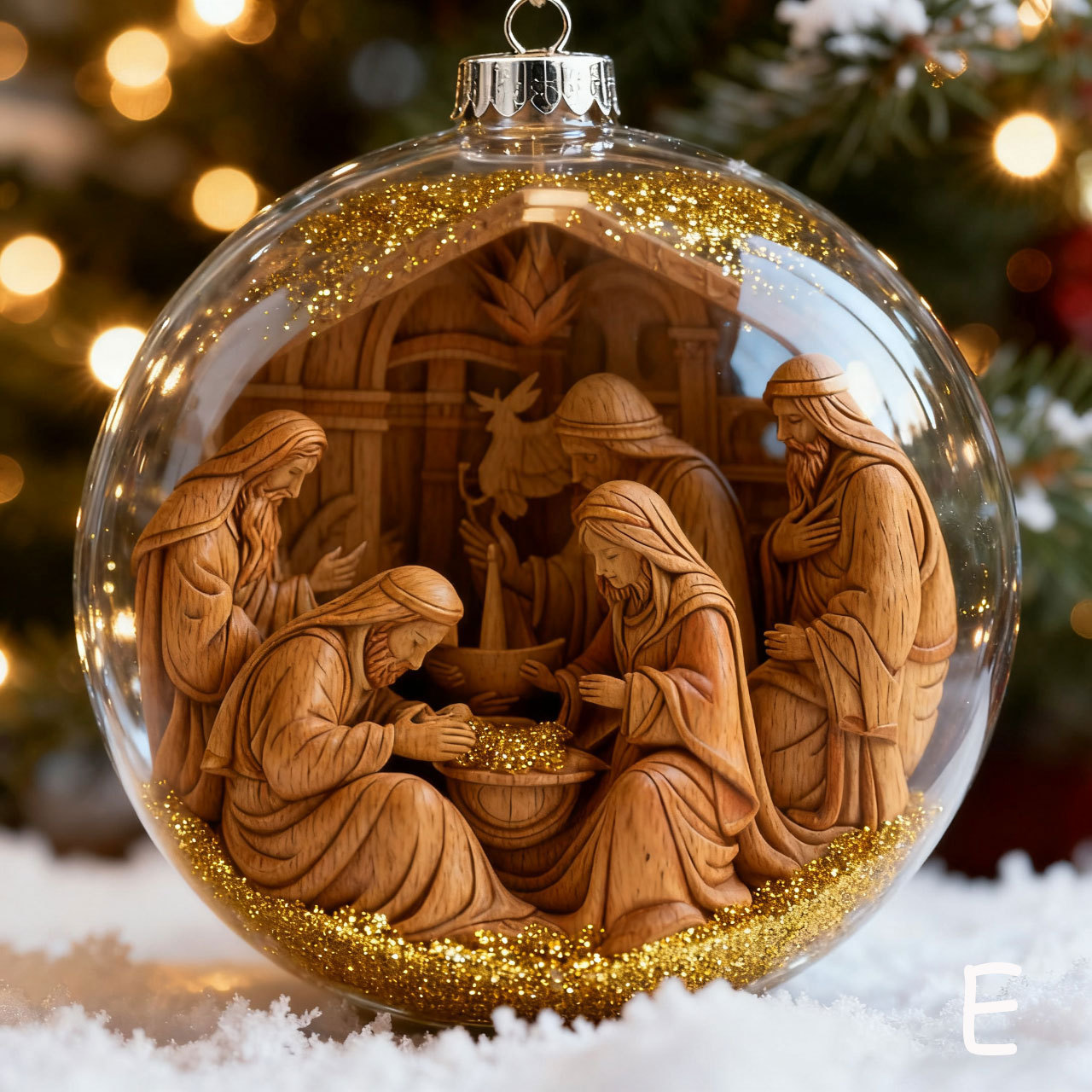 Nativity Christmas Ornament Set