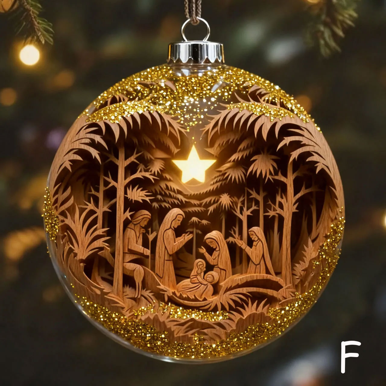 Nativity Christmas Ornament Set