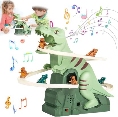 🏆 50K+ SOLD! 🔥2025 New Dinosaur Climb Stairs Music Toy!🦖