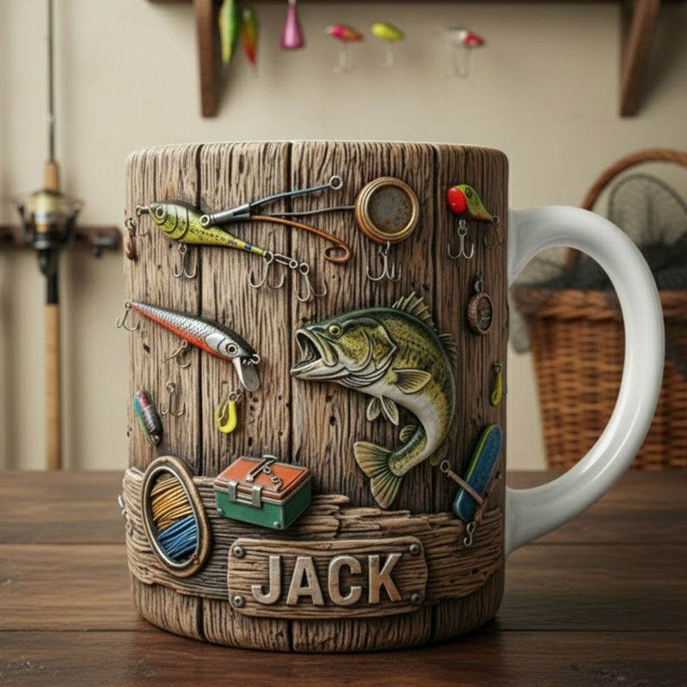 Personalized Gifts For Fishing Lovers Coffee Mug