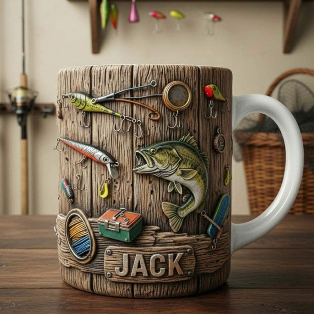 Personalized Gifts For Fishing Lovers Coffee Mug