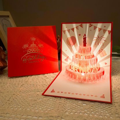 🏆 500K+ SOLD! ⚡2025 New USA🔥3D Pop Up Birthday Cards
