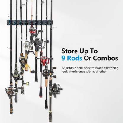 🔥Wall Mounted Fishing Rod Rack(🎁BUY 2 FREE SHIPPING)