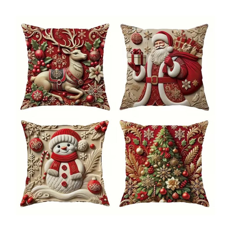 🎄Christmas Sale 49% OFF🎁Christmas Themed Cushion Cover