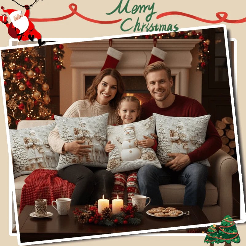 🎄Christmas Sale 49% OFF🎁Christmas Themed Cushion Cover