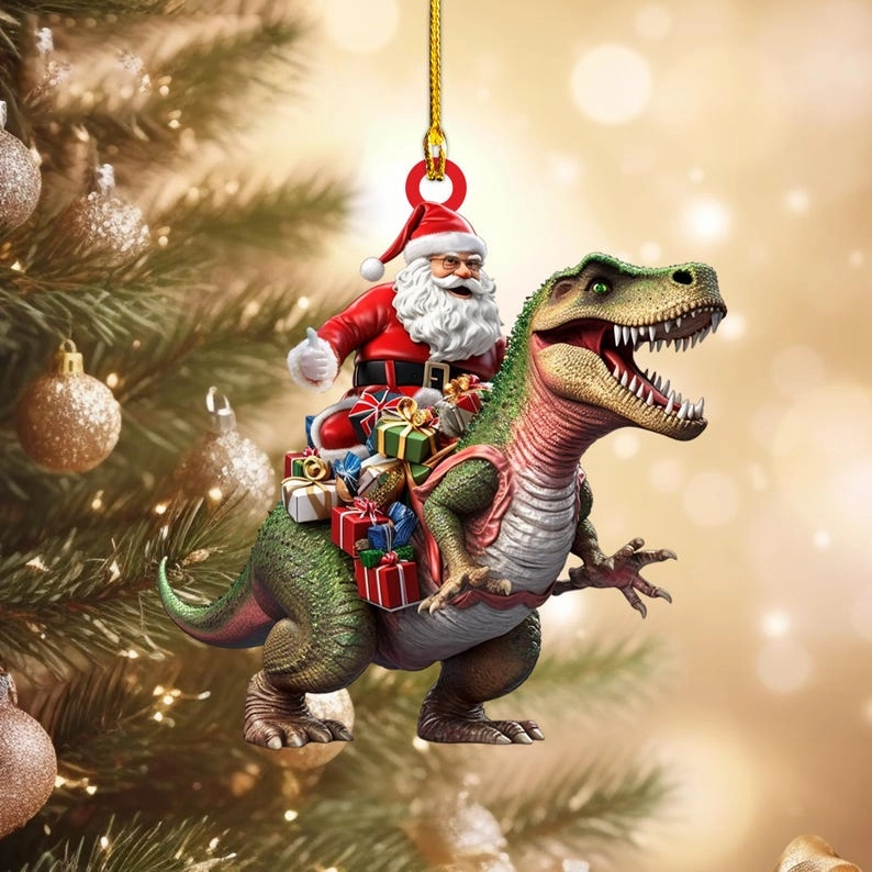 Christmas Dinosaurs Ornament Collection