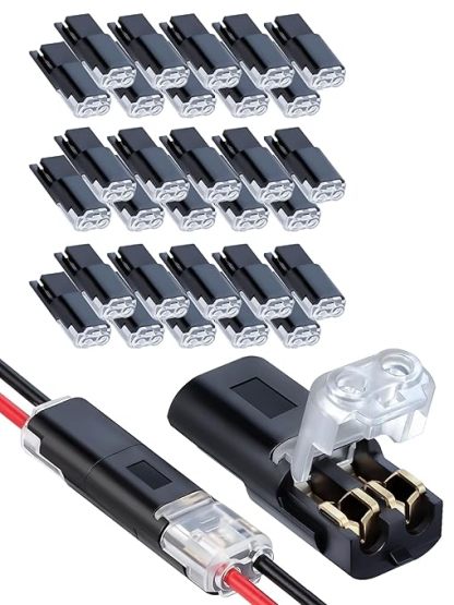 💥Last Day 49% OFF🔧Double-Wire Plug-in Connector Led Light Strip Connectors 2 Pin