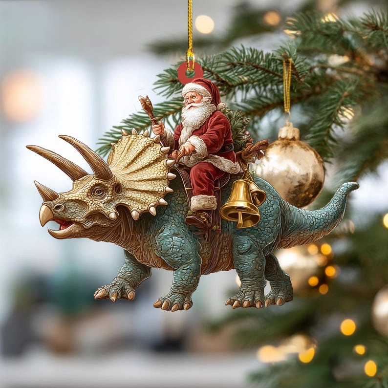 Christmas Dinosaurs Ornament Collection
