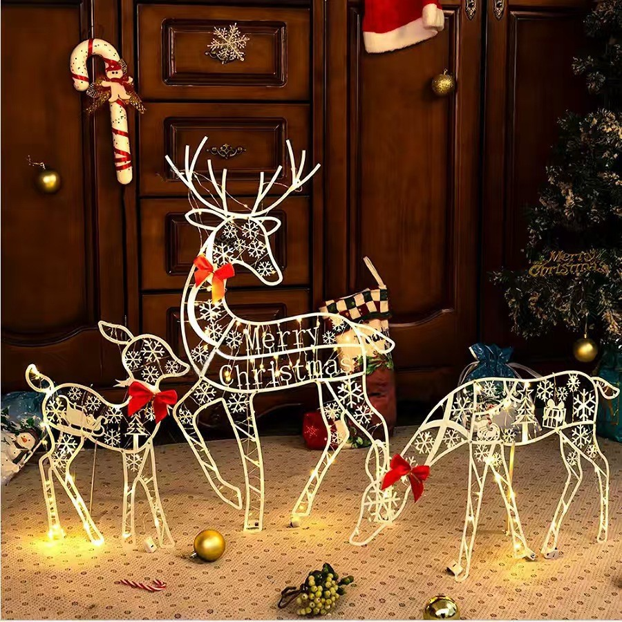 【2025 MUST-HAVE】Christmas Light-Up Reindeer Set | Bring Holiday Magic Home 🦌