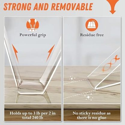 ✨✨Extra Large Double Sided Tape, Clear & Tough Nano Tape, Multipurpose Mounting Tape