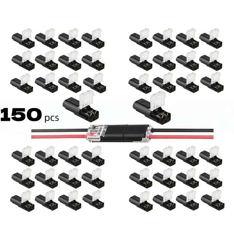 💥Last Day 49% OFF🔧Double-Wire Plug-in Connector Led Light Strip Connectors 2 Pin