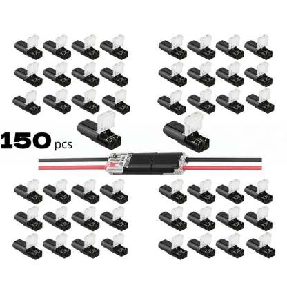 💥Last Day 49% OFF🔧Double-Wire Plug-in Connector Led Light Strip Connectors 2 Pin