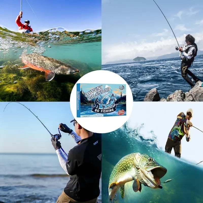 🎁Last Day Promotion 49% OFF🔥24-Day Fishing Advent Calendar Tackle Set