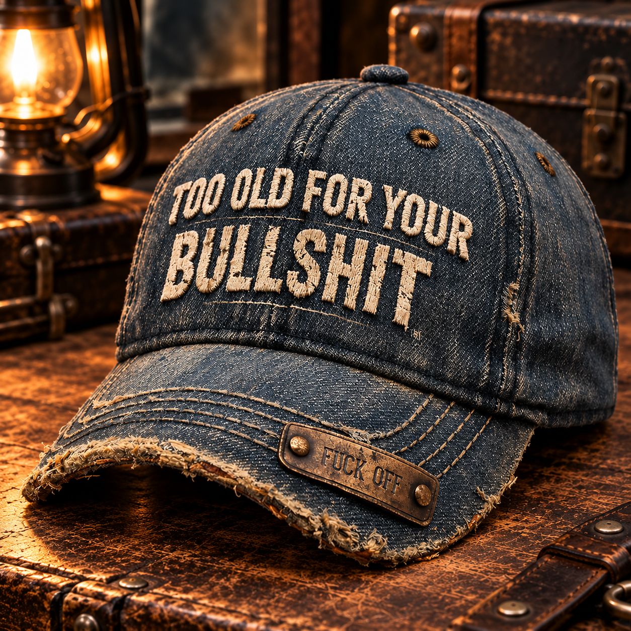 Too Old For Your Bullshit Casual Cap