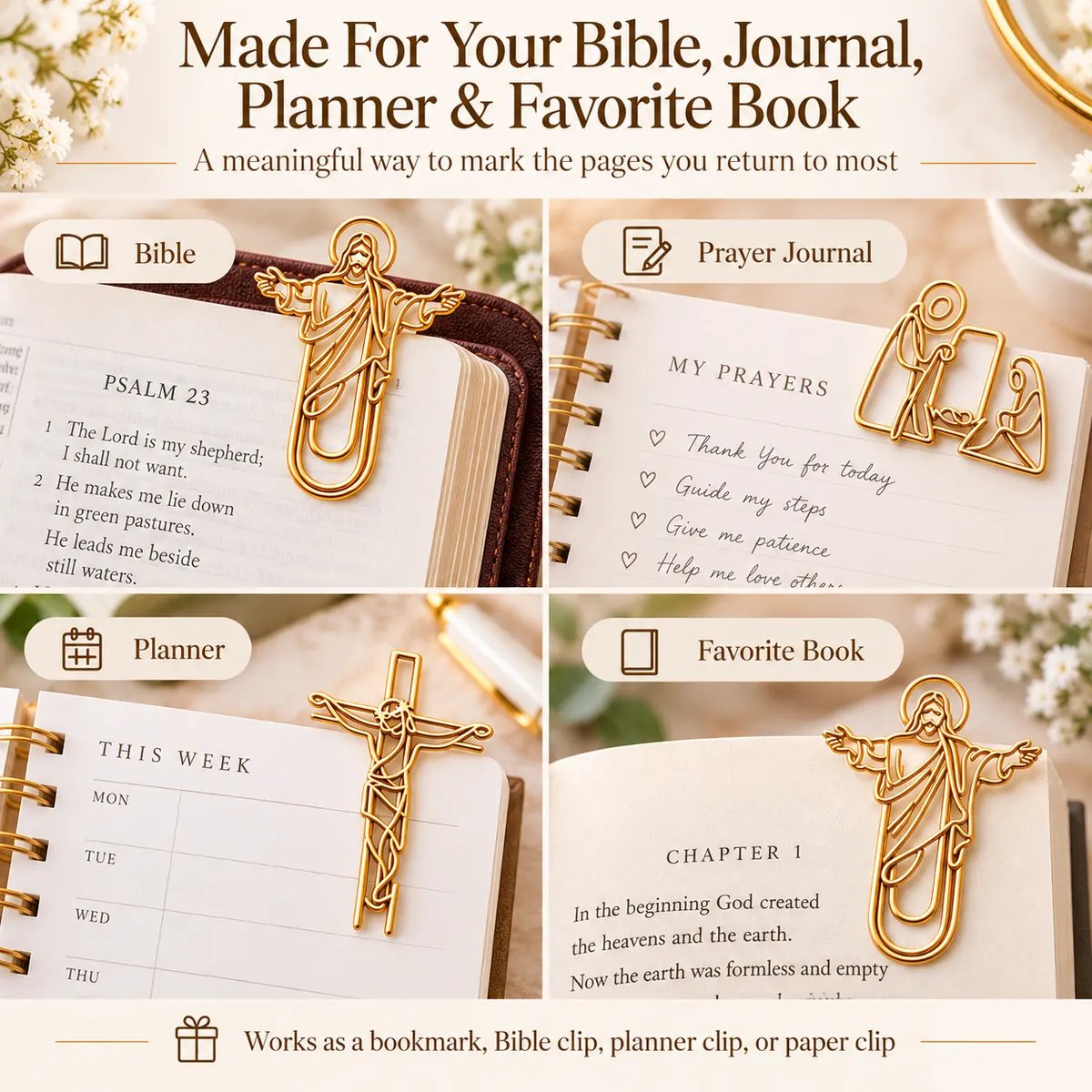 Made For Your Bible, Journal, Planner & Favorite Book