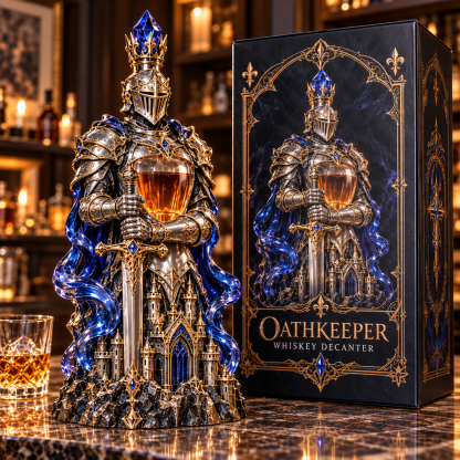 Oathkeeper Knight – Medieval Sword whiskey decanter