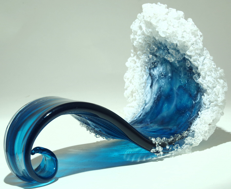 Last Day 80% Off❤️Majestic Crashing Waves Art Glass Last Day Of Activi