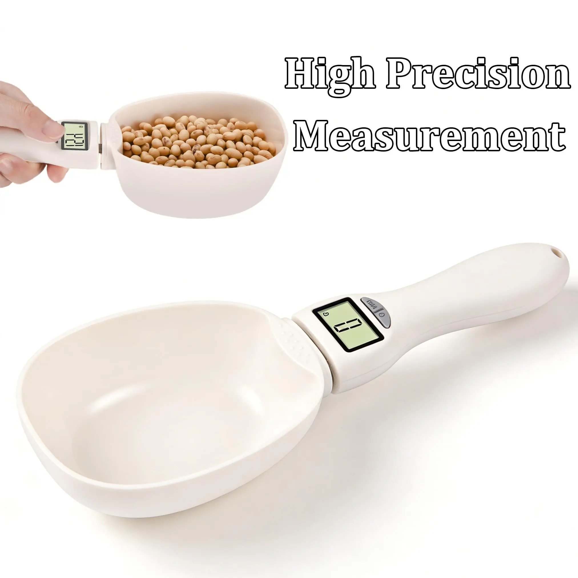 Scoop scale close-up with display