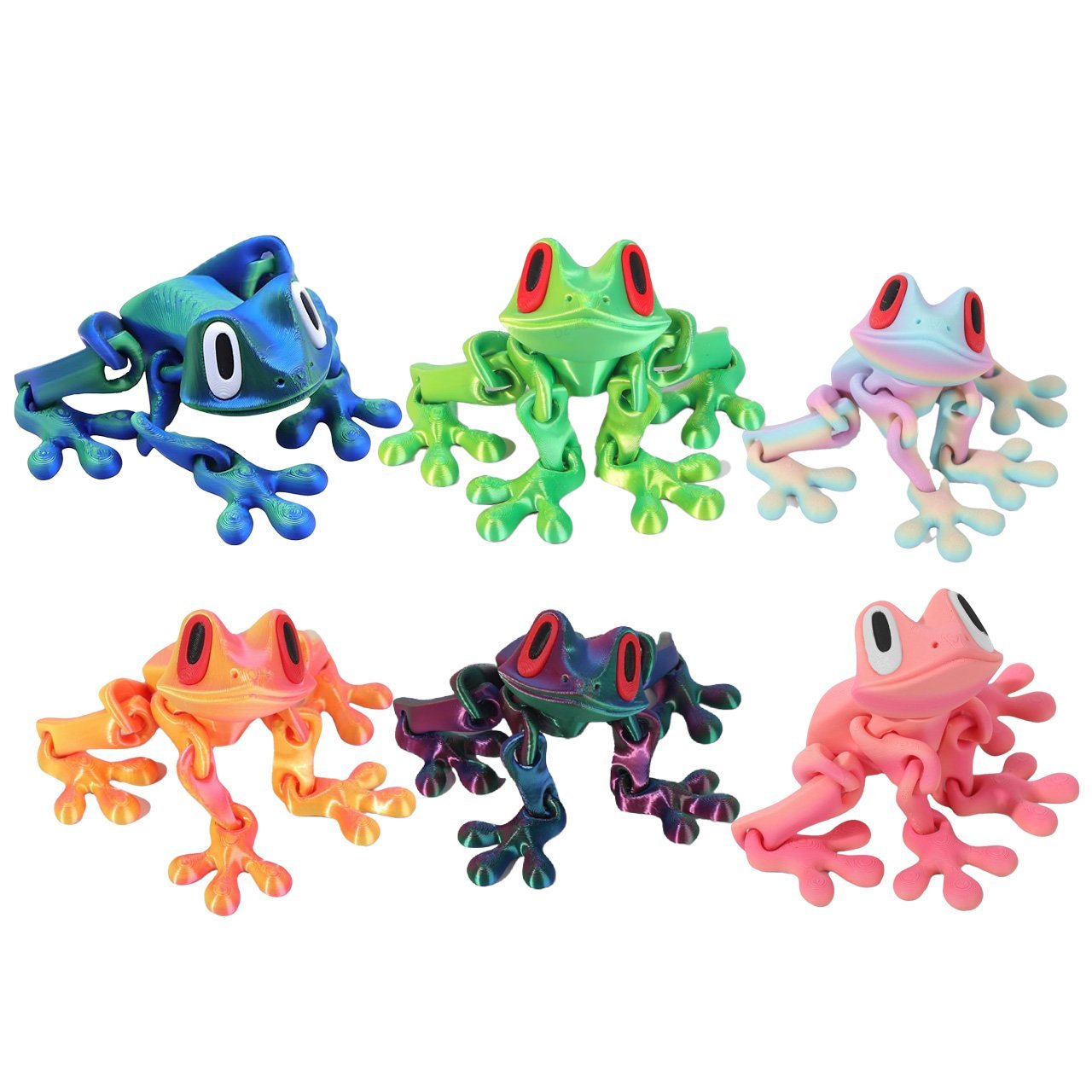 🏆 50K+ SOLD! 🔥3D Printed Magnet Frog Toy