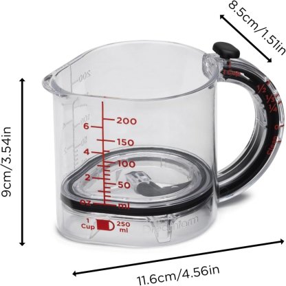 ✨4-in-1 Adjustable Measuring Cup