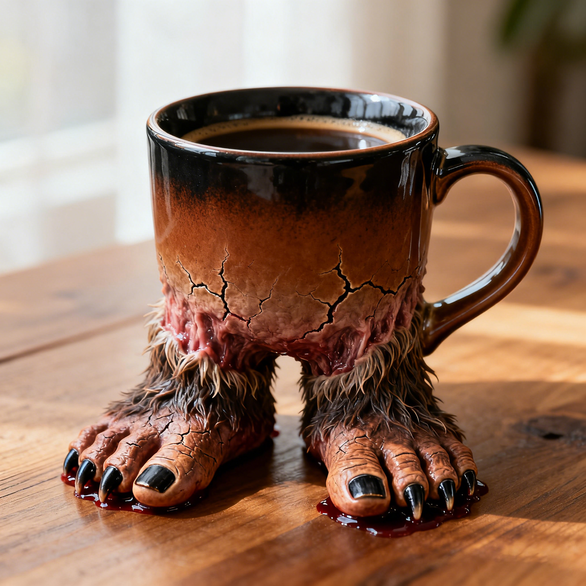 Monster Feet Coffee Mug