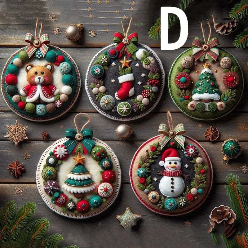 🔥This Week Special Price⏰ - 🧵DIY Christmas Felt Patch Kit✨Start your fun-filled Christmas craft journey