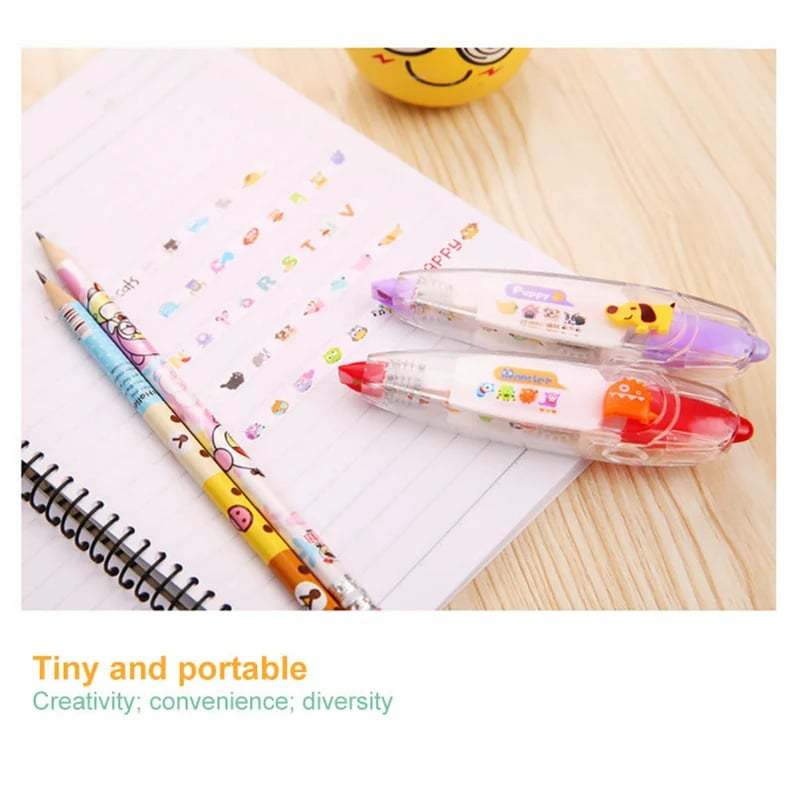 🏆 50K+ SOLD!🔥DIY Cute Animals Press Type Decorative Pen