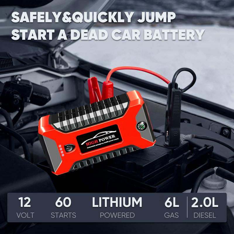 🏆 500K+ SOLD! ✨2025 USA🔥Jump Starter 300A Peak Jump Starter Battery Pack