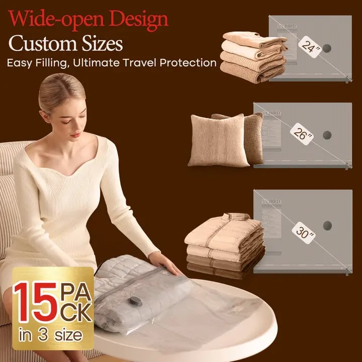 ❤️Hot Sale💥Vscbird X7 Cordless Travel Vacuum Bag Set