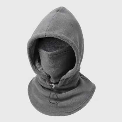 💖One-Piece Warm Mask Hat, Outdoor Cycling Windproof Warm Hat with Neck Mask