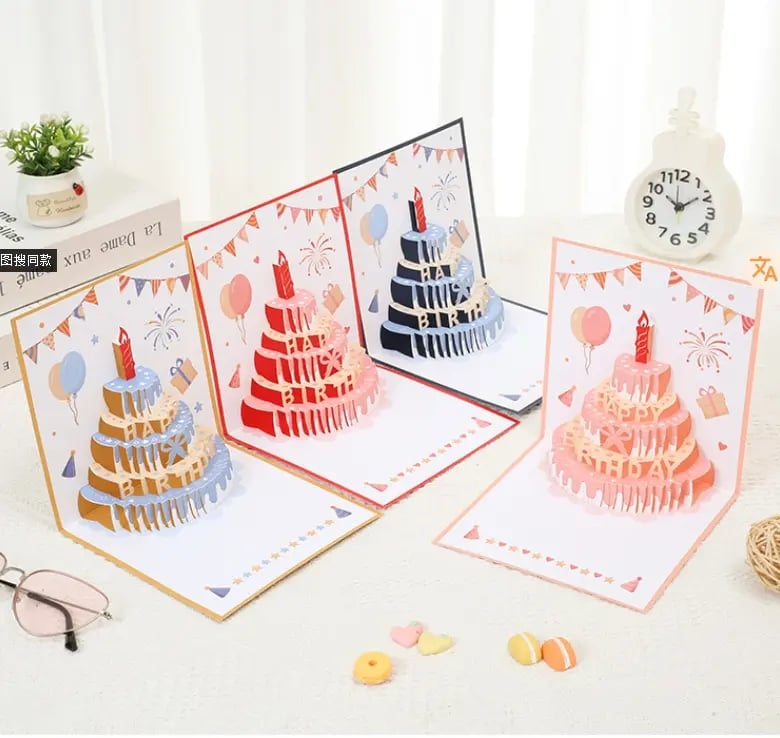 🏆 500K+ SOLD! ⚡2025 New USA🔥3D Pop Up Birthday Cards