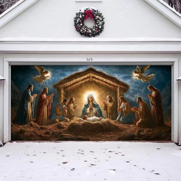 🎄Christmas Garage Door Cover