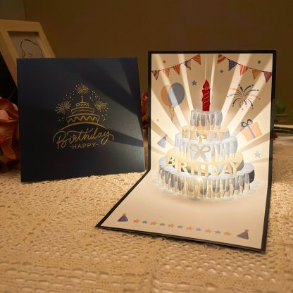 🏆 500K+ SOLD! ⚡2025 New USA🔥3D Pop Up Birthday Cards