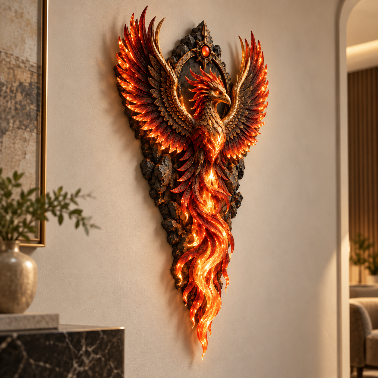 Legends of Light Fantasy Guardian Wall Sconce Collection