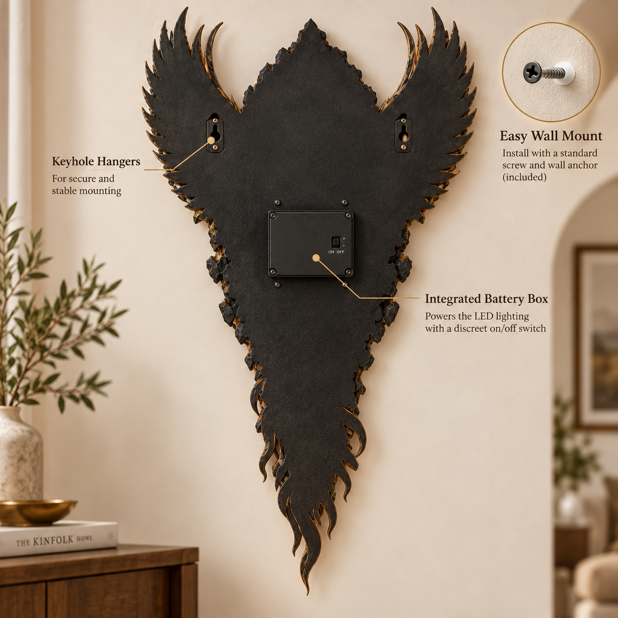 Legends of Light Fantasy Guardian Wall Sconce Collection