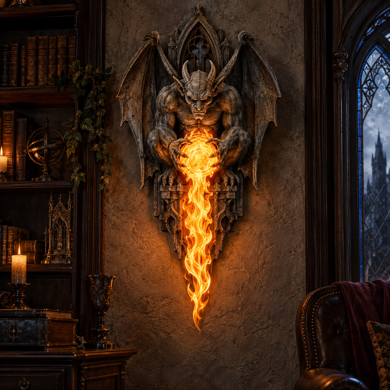 Legends of Light Fantasy Guardian Wall Sconce Collection