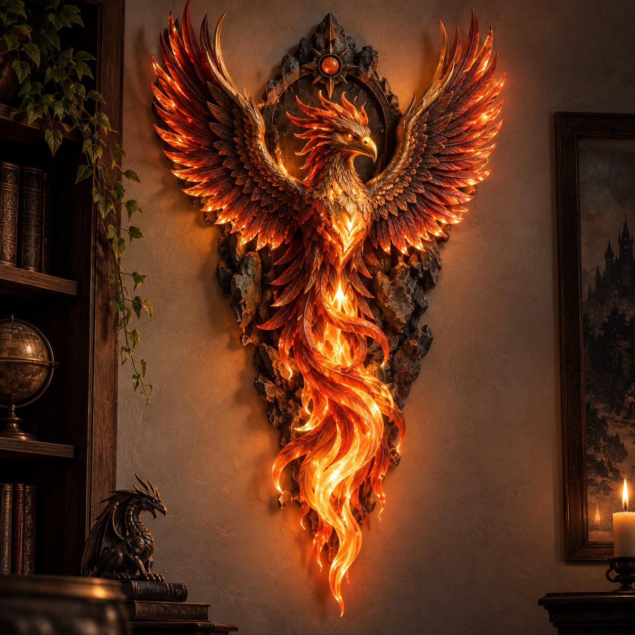Legends of Light Fantasy Guardian Wall Sconce Collection
