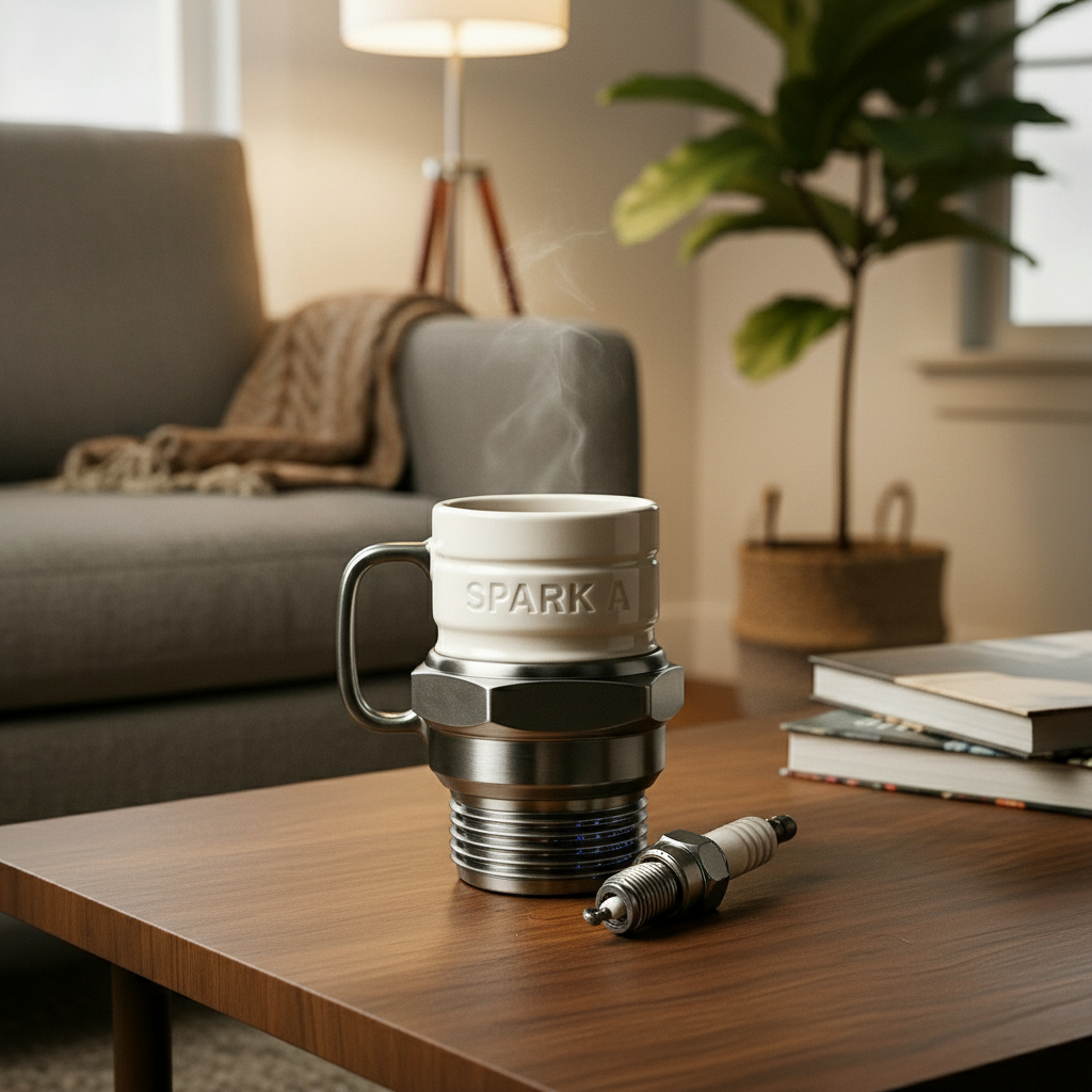 🏆 500K+ SOLD! ✨This Week Special Price🔧Spark Plug Mug☕ 