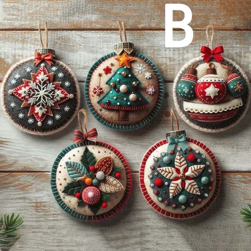 🔥This Week Special Price⏰ - 🧵DIY Christmas Felt Patch Kit✨Start your fun-filled Christmas craft journey