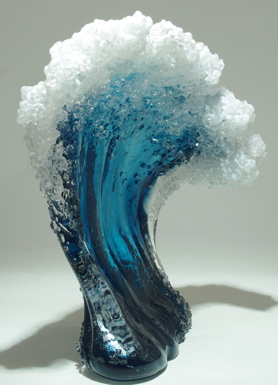 Last Day 80% Off❤️Majestic Crashing Waves Art Glass Last Day Of Activity🌊