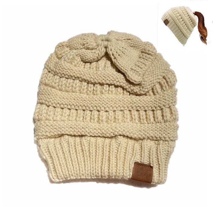 🏆Flash Sale 49% OFF -Women's Ponytail Beanie Hat