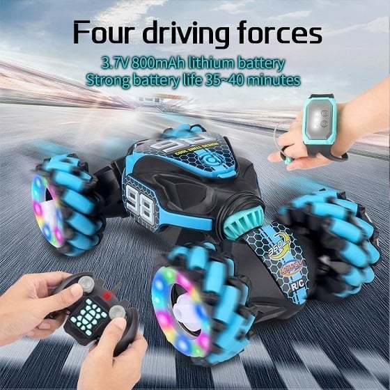 🎁Gesture Sensing RC Stunt Car With Light & Music
