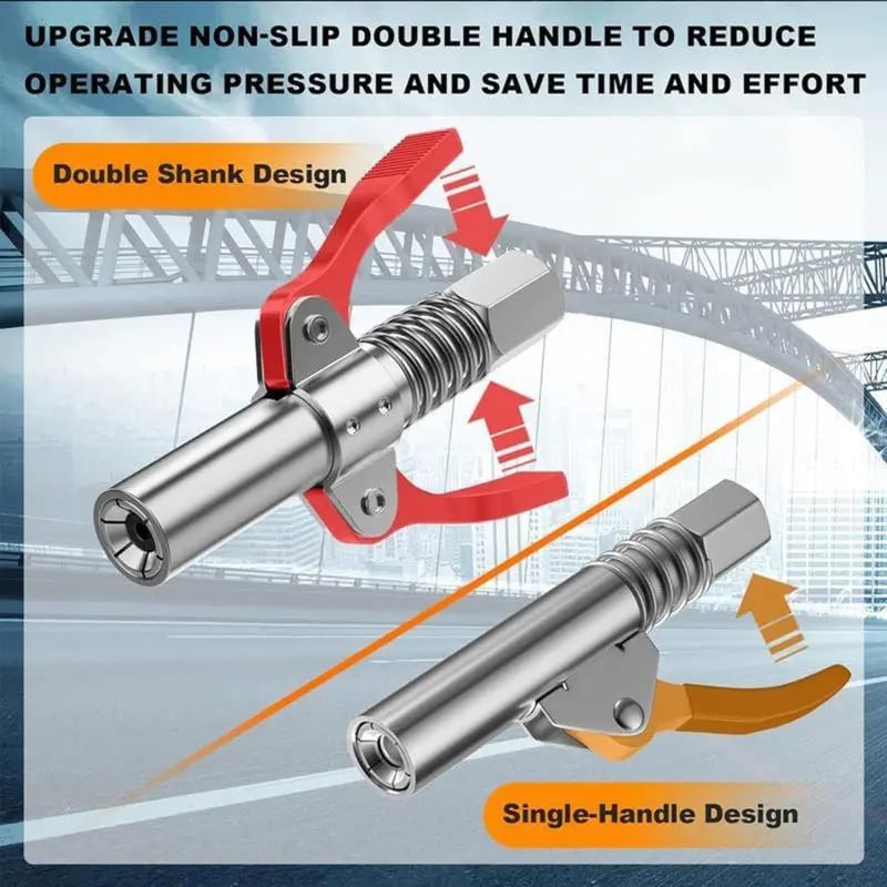 🔥Christmas  Discount 49% Off🎄12,000 PSI High Pressure Grease Nozzle Fittings,Compatible With All 1/8" NPT Grease Guns
